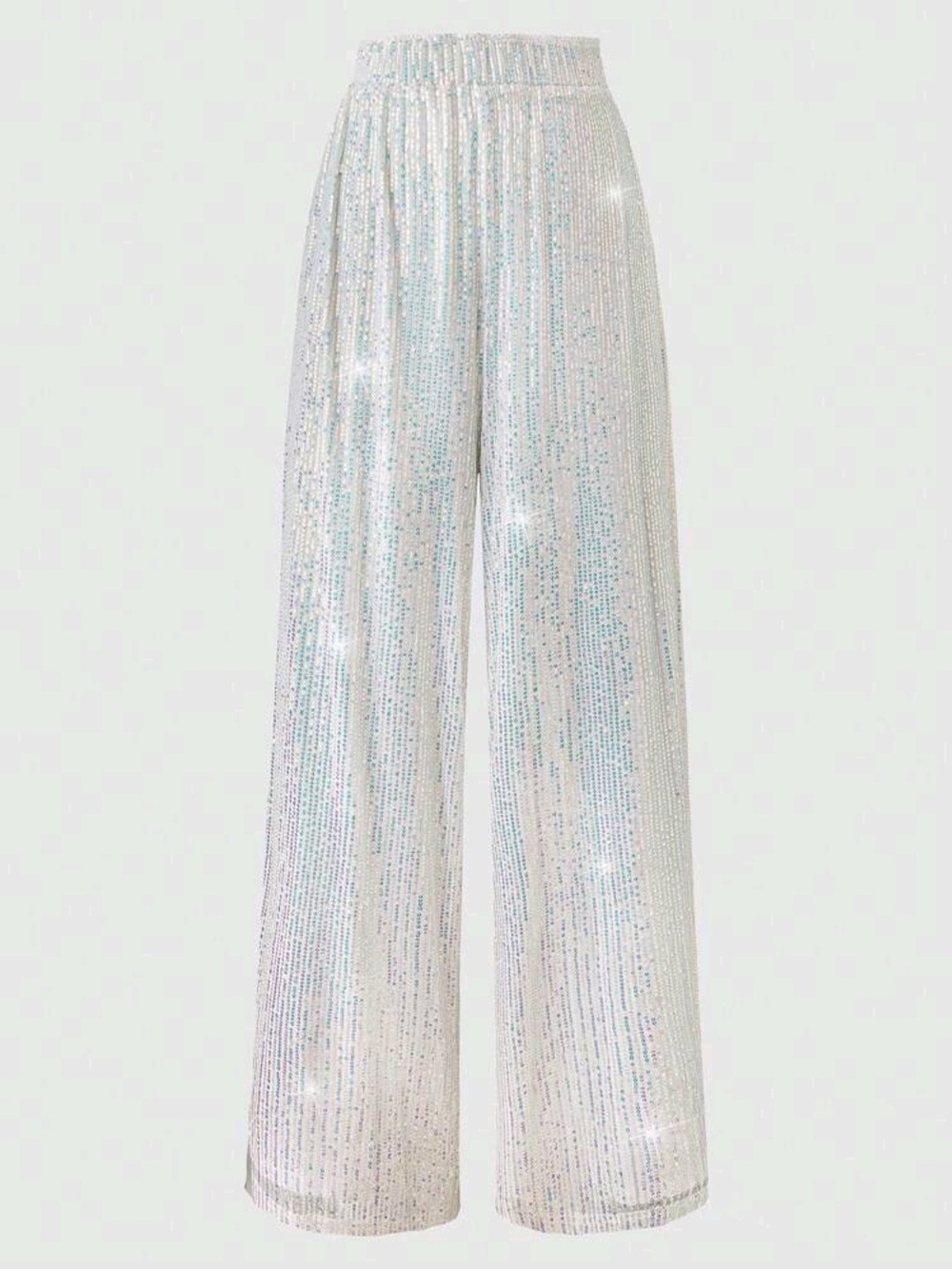 SHEIN CURVE SEQUIN PALAZZO PANTS SZ 1X